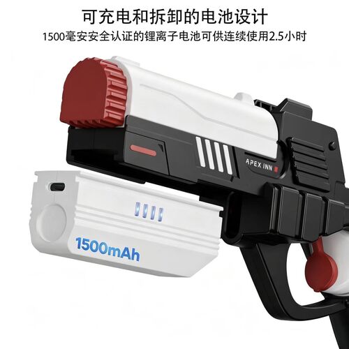 适用于MetaQuest3/3S手柄震动枪托体感力反馈手枪托vr电动枪配件 - 图1