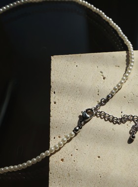 人造珍珠mini小珍珠项链项圈