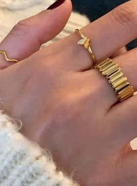 好美呀ins博主同款蝴蝶戒指