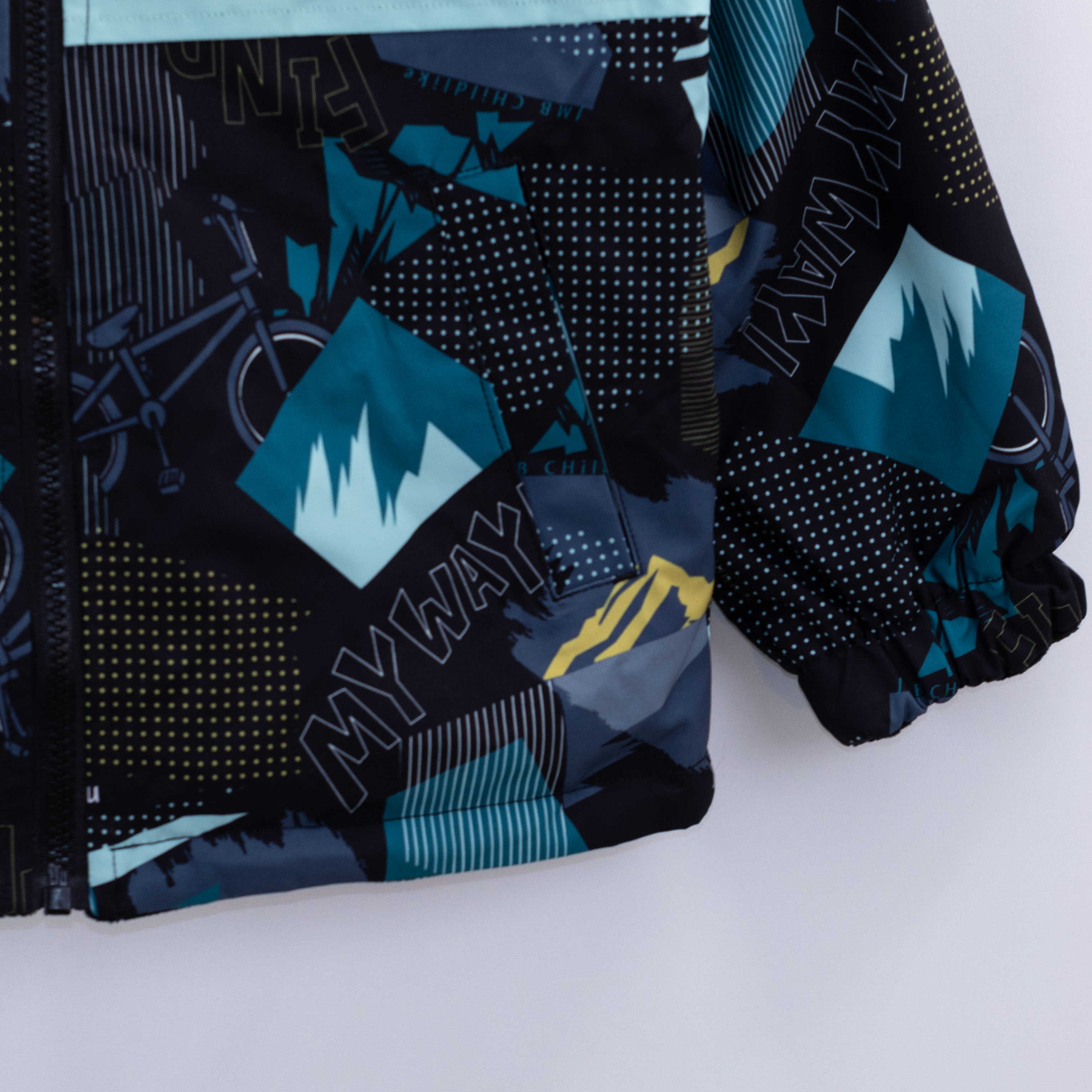 杰米熊品牌童装110-160男女童摇粒绒两面穿保暖防风冲锋衣外套 - 图2