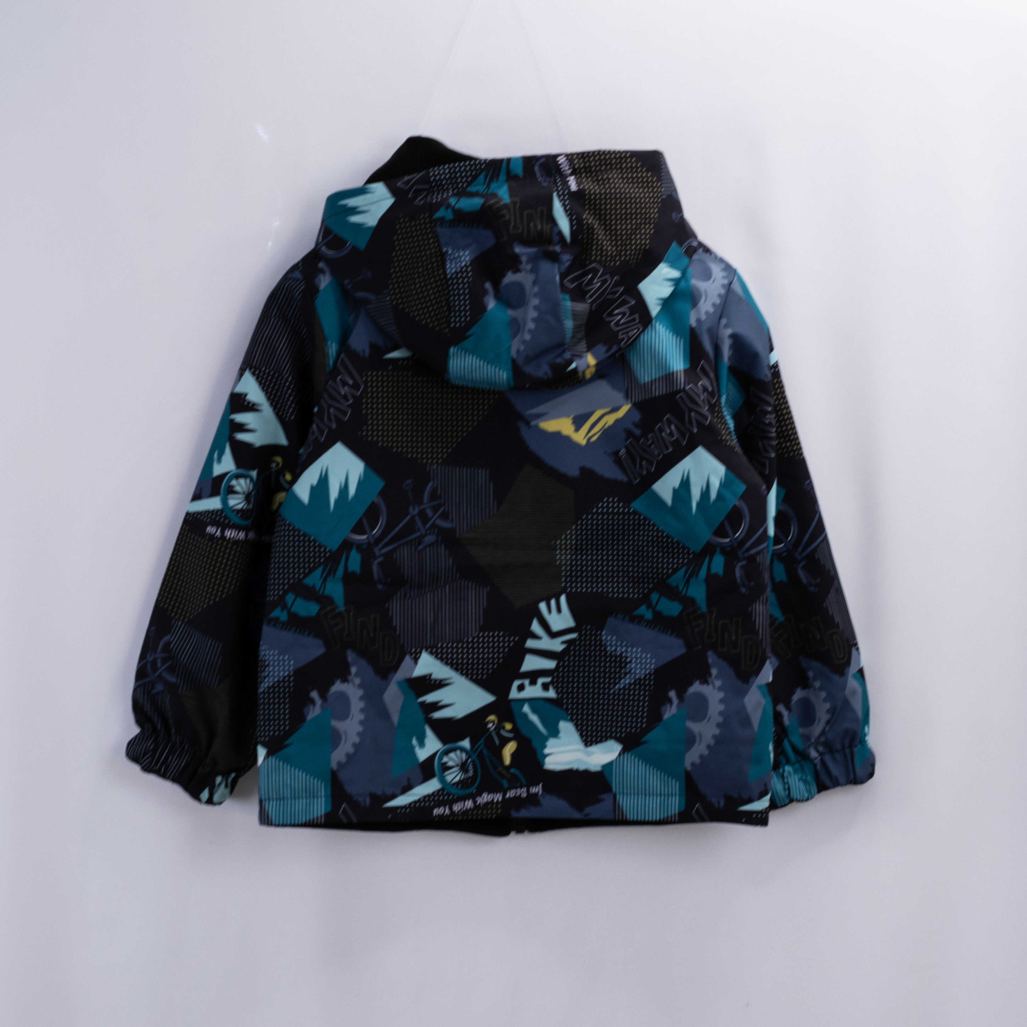 杰米熊品牌童装110-160男女童摇粒绒两面穿保暖防风冲锋衣外套 - 图1