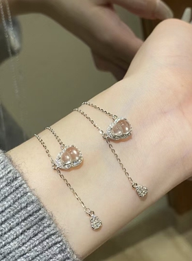 清梦瑶！水沫玉紫水晶葫芦银项链