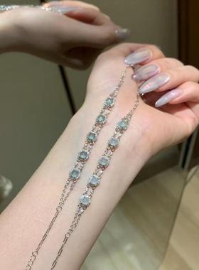 丹青绘梦！天然危料翡翠手链