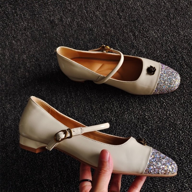 商场撤柜断码新款处理真皮女鞋牛皮低跟玛丽珍鞋36码大码43外贸鞋,淘宝优惠券,粉丝福利购,淘宝优惠卷