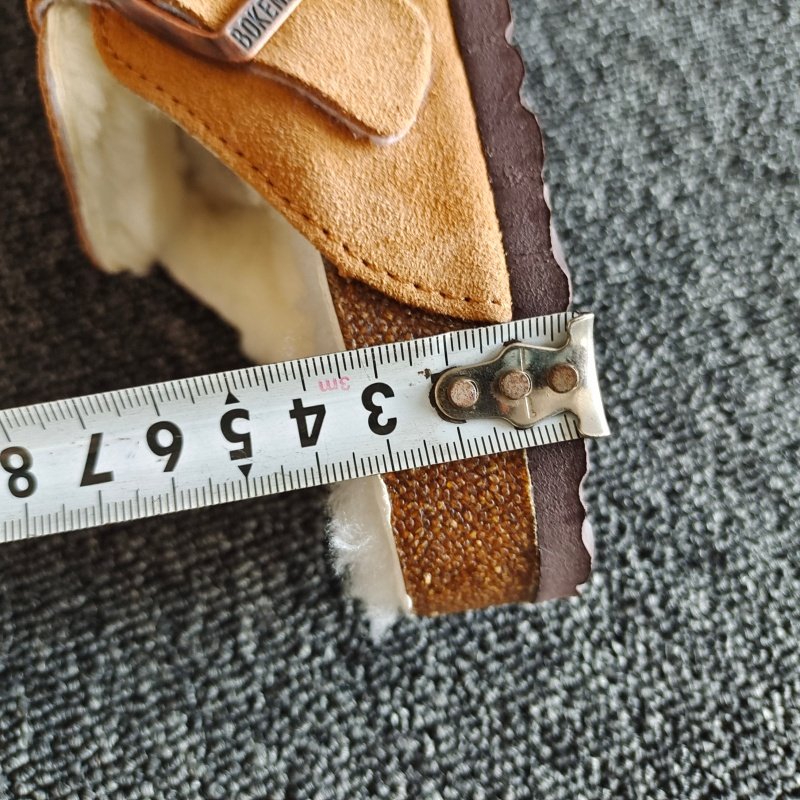 正品撤柜断码处理真皮女鞋大气可爱百搭勃肯毛毛棉拖鞋平底羊毛冬,淘宝优惠券,粉丝福利购,淘宝优惠卷