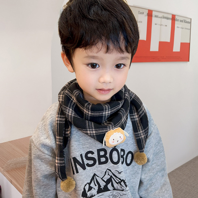 儿童围巾小男孩女童三角形外出防风保暖宝宝围脖柔软亲肤婴儿方巾,淘宝优惠券,粉丝福利购,淘宝优惠卷