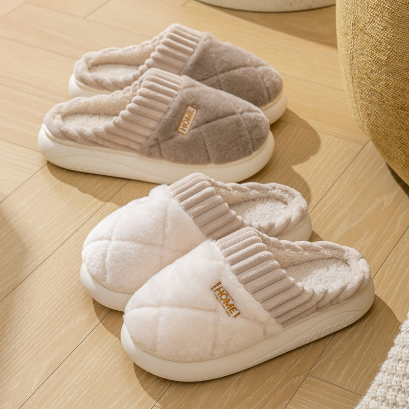 棉拖鞋女士冬季2025新款室内家居家用防滑保暖毛毛绒拖鞋男款冬天,淘宝优惠券,粉丝福利购,淘宝优惠卷