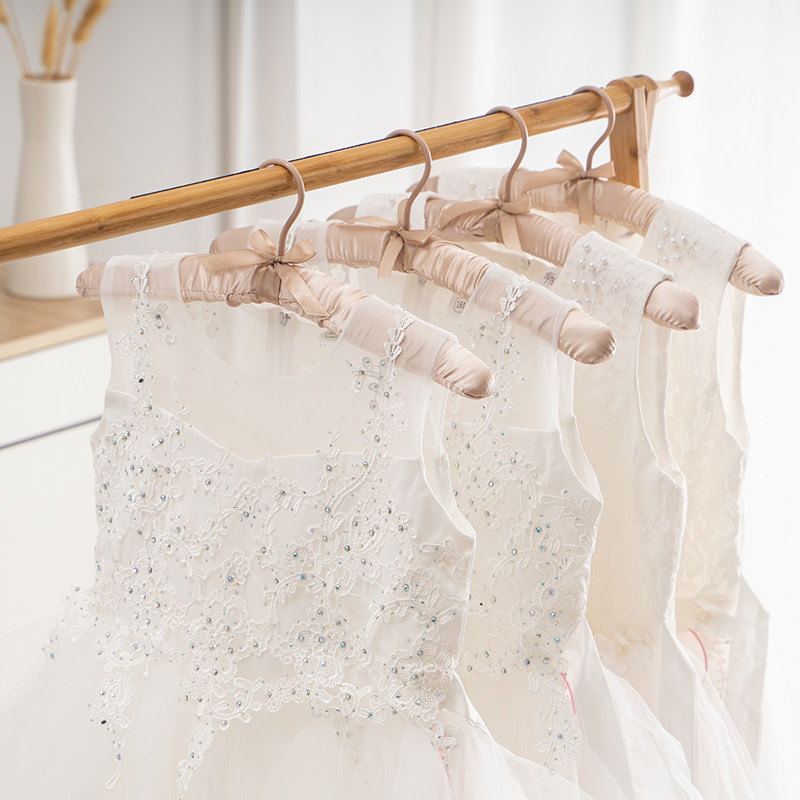 欧润哲 布艺衣架包布棉挂衣架 防肩角防滑衣架欧式婚纱衣服衣撑子,淘宝优惠券,粉丝福利购,淘宝优惠卷