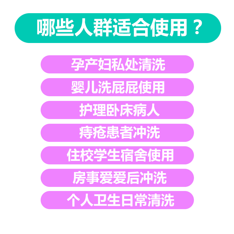 产妇孕妇私处喷壶冲洗器妇洗器内阴肛门外阴清洗器月子洗屁股神器-图1