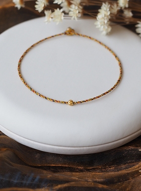 中式民俗手工编织五彩绳红绳手链