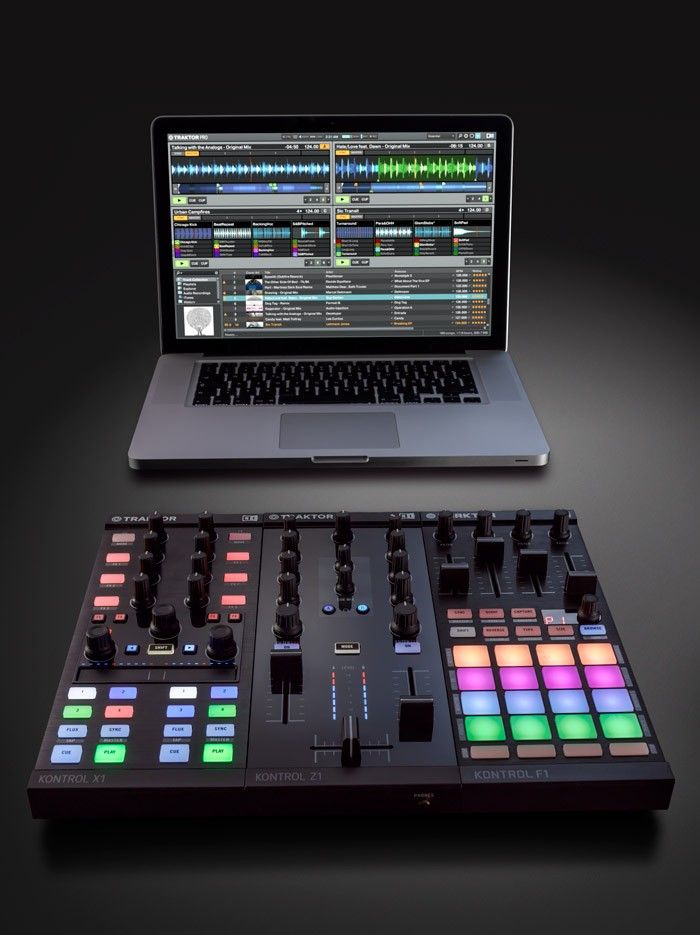 NI Traktor Z1 F1 X1mk2 midi控制器 含声卡 dj 数码打碟机混音台 - 图0