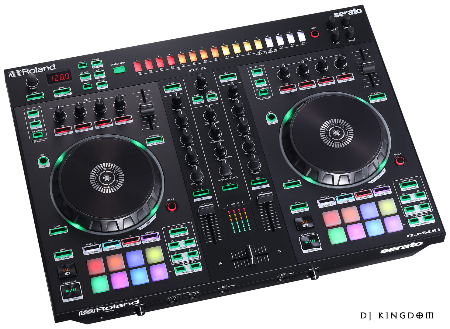 Roland罗兰DJ-505数码DJ打碟机控制器serato dj带音色鼓机音序器 - 图3