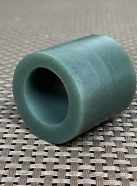 天然和田玉青玉山料扳指原石挂件毛圈原料玉石戒指细润无裂W28