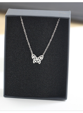 镂空精致甜美精致简约欧美小众设计款式气质百搭淑女款吊坠项链女