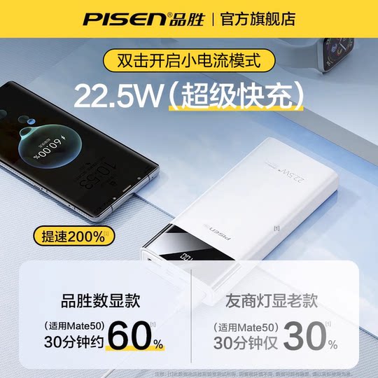 3C certified power bank丨Pinsheng power bank 22.5W