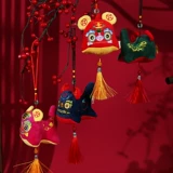 Плюшевая игрушка, кукла, тигр, с вышивкой, подарок на день рождения