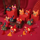 Плюшевая игрушка, кукла, тигр, с вышивкой, подарок на день рождения