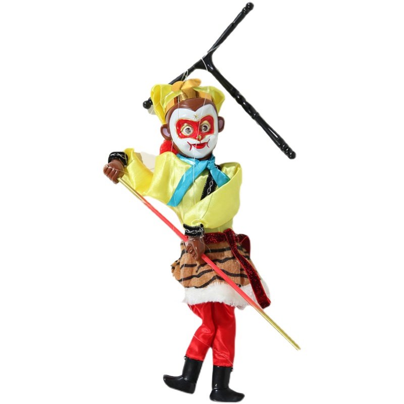 孙悟空提线木偶送小孩儿礼物中国风复古玩具民间传统手工齐天大圣,淘宝优惠券,粉丝福利购,淘宝优惠卷