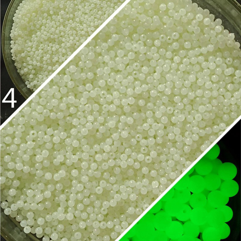 路亚夜光挡珠档豆夜光珠钓鱼配件荧光珠海钓矶钓飞蝇微物发光珠子 - 图0