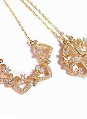 四叶草短款高档饰品项链