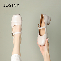 Zhuo Poetry Uni Shoes Woman 2024 Springtime Fairy Shoes Gentle Wind Low Heel Lined With Soft Leather 100 Hmarie Rare Shoes