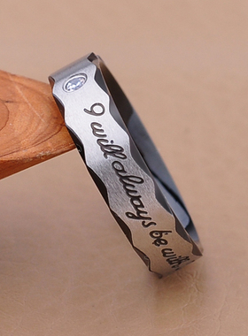 钛钢男士戒指日韩个性单身霸气