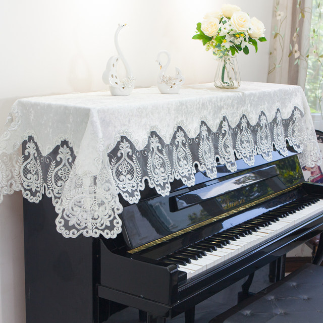 High-end authentic lace piano cover European light luxury high-end