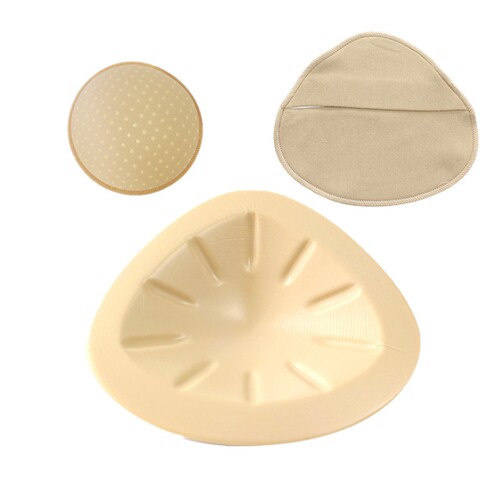 包邮三角形轻质硅胶义乳乳腺术后专用假胸假乳房加厚丰满保护套女 - 图3