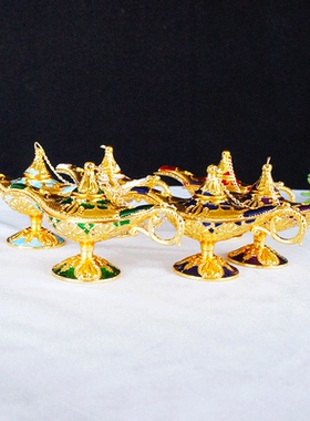 耀莎锌合金神灯装饰品摆件