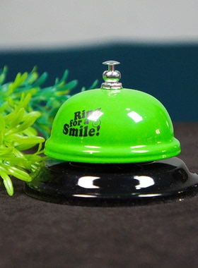 金属传菜铃铛厨房叫餐铃呼叫传唤吧台铃酒吧铃酒店手按铃上菜铃铛