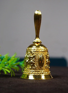 欧式金属光面铃铛玫瑰花铃