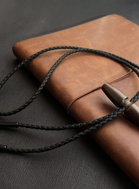 复古木制领带时尚男士衬衣小单品项链可调节小领带时尚波洛领结