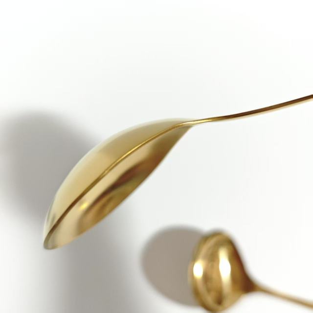 Korean Thickened Pure 304 Stainless Steel Western Cuisine Spoon