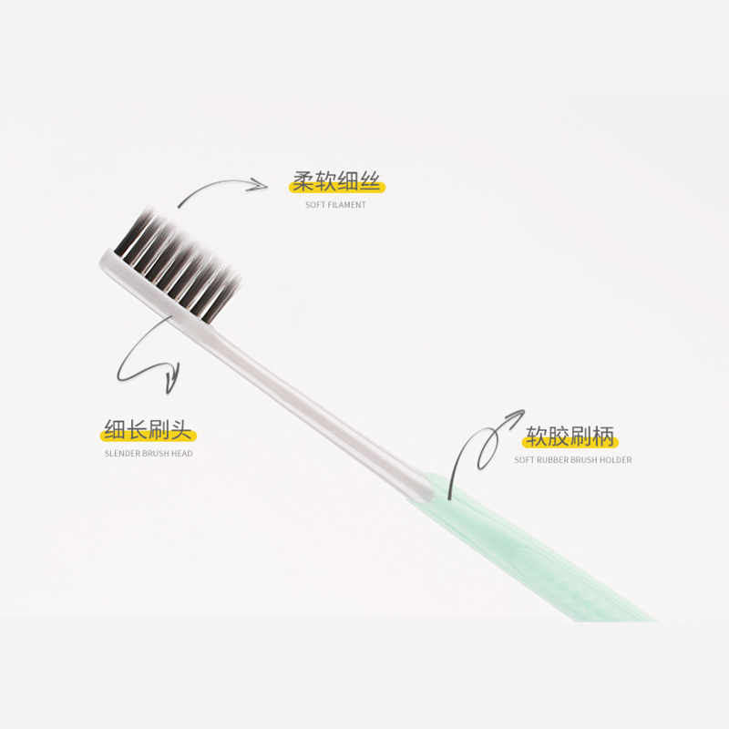 包邮 倍加洁929晶彩亮白型软毛牙刷 柔软护龈细丝磨圆软毛家庭装 - 图1