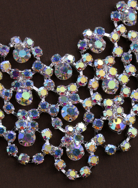 女AB水钻时尚颈链宴会礼服配饰