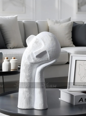 抽象样板房摆件陶瓷软装饰品现在