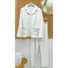 Andula pajamas 2025 deep autumn simple plain Australian plush long-sleeved trousers fashionable casual women's home wear set