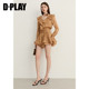 DPLAY ເສື້ອ ruffled ຄໍ