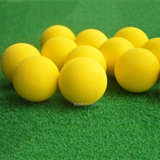 50mm高尔夫EVA球室内练习球海绵球娱乐玩具球发泡球EVA单色球N色