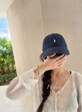 Fishcosy 夏日手链 叠戴金线网纱 配切割小串珠双层手链 韩国新品