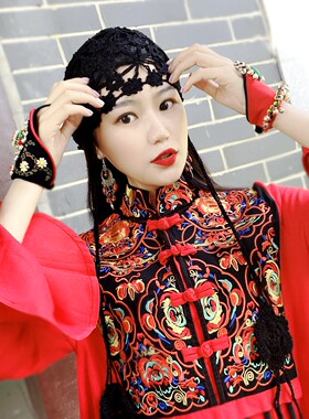 手工编织针织辫子帽包头帽女帽
