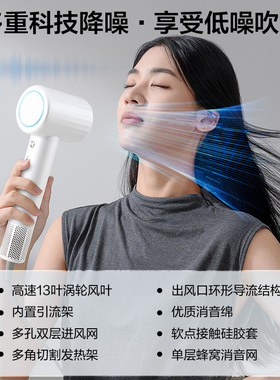 海尔高速吹风机家用负离子礼盒装速干护发电吹风礼盒装