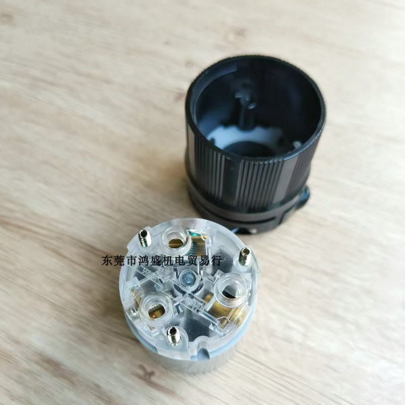 中国台湾产工业插座WJ-9320B NEMA L5-20C连接器三孔125V加厚纯铜 - 图1