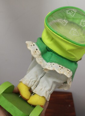 收藏样品中古玩具超级破旧 斑驳 儿时唐老鸭骑车 小尺寸