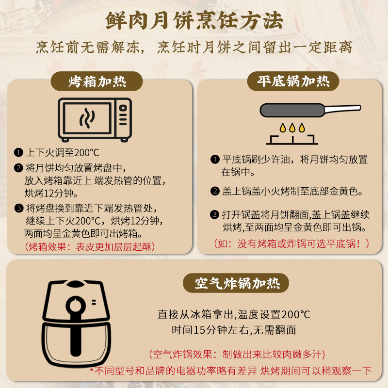 沈大成鲜肉月饼上海特产生胚苏式黑猪肉咸味现烤老字号中秋节酥皮 - 图3