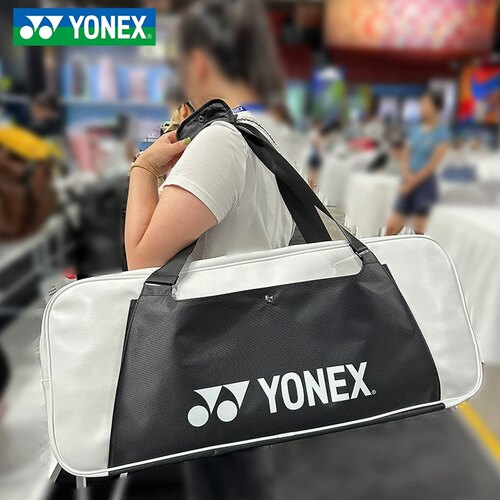 新款YONEX尤尼克斯羽毛球包方包单肩手提包运动挎包大容量BA300CR - 图0