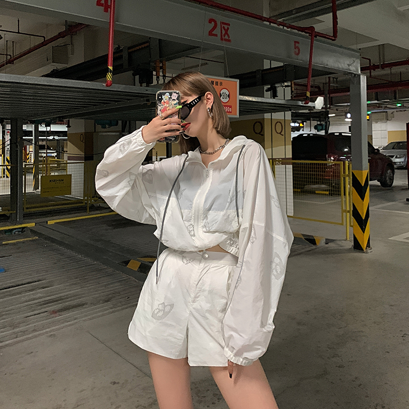 ez14外套女2020夏新款ins防晒服 EZ14短外套