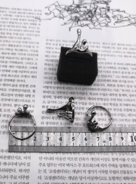 青岛外贸饰品M一24合金抛光亮光夸张质感（每个）个性戒指指环