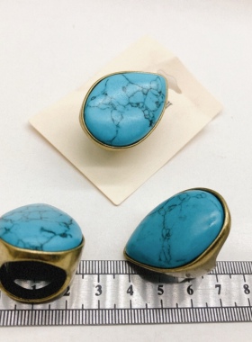 外贸饰品女款铜的欧美石头