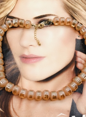 外贸饰品玻璃钢丝玻璃珠子